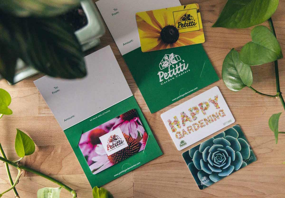 Buy Gift Cards Online, In-Store | Petitti Garden Centers